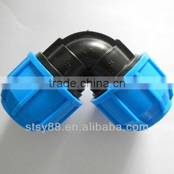 pp compression fittings plastic equal tee