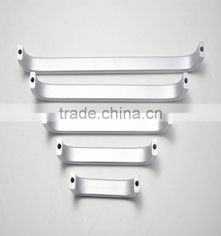 Anodized OEM color powder coated aluminum fancy cabinet handles