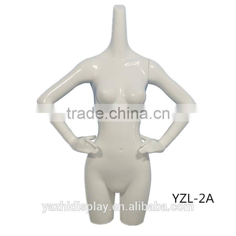 Fashion window display headless female Long neck mannequin