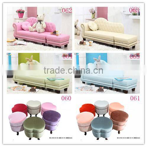 Various color tufted back children sofa bed