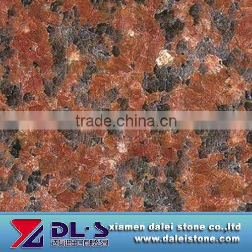 Red granite rock
