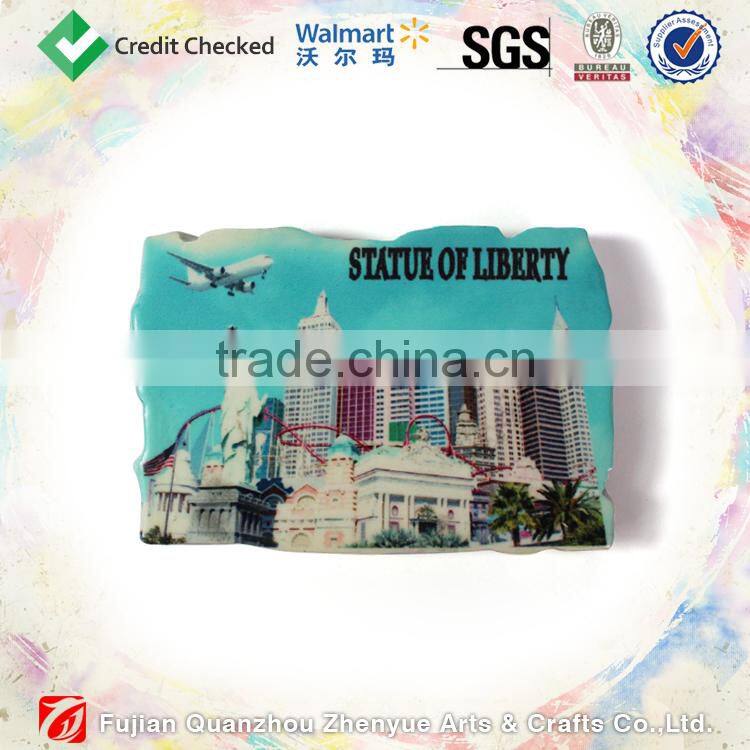 Hot selling souvenir polyresin fridge magnets