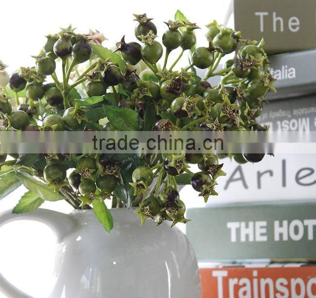 Christmas flower arranging accessories plastic little pomegranate decorative artificial flowers