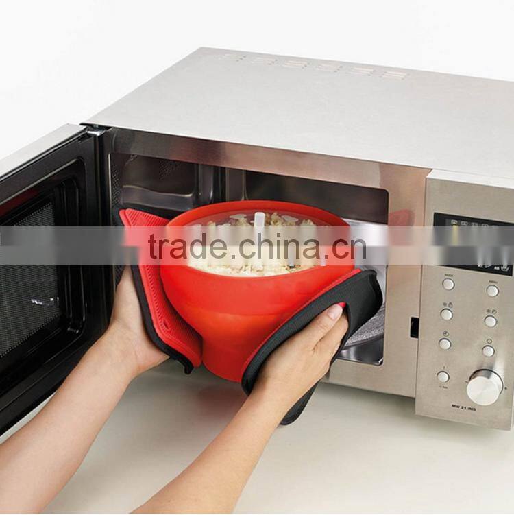 Hot selling products Silicone Popcorn Popper with Lid Bowls