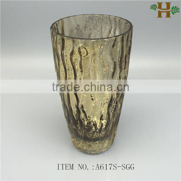 blown different colors glass vases for flower arrangement