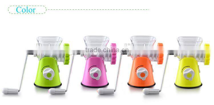 household kitchen plastic Seasoning shredder manual meat grinder
