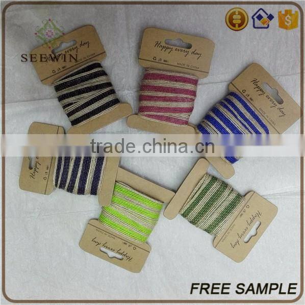 2016 wholesale natural jute flower packing