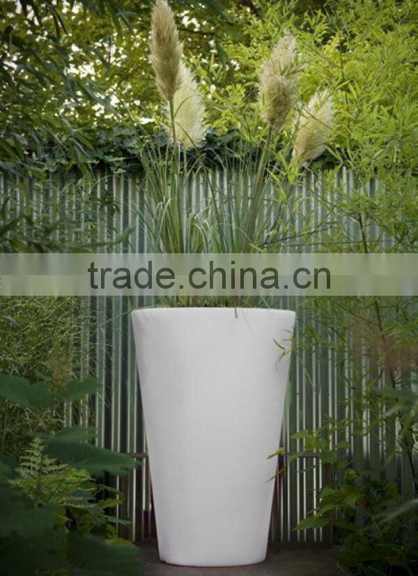 FO-9524 LED Lighted Flower Planter with Drain Hole, LED Pot Light, Illuminated Outdoor Flower Pots