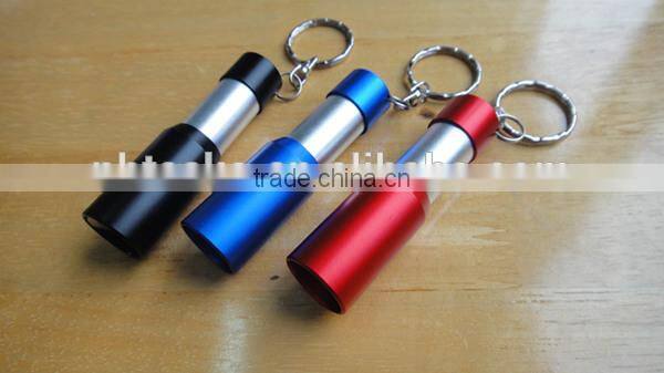 Promotional mini LED flashlight with key Chain