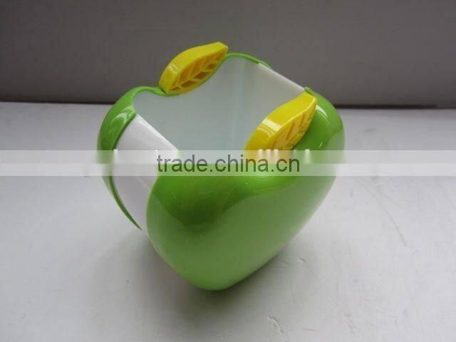 Colorful Apple-shaped Plastic Stationery STORAGE BUSKET/Multifunctional Pen Holder