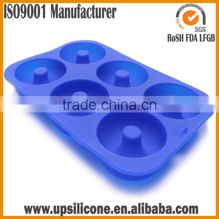 food grade silicone donut pan,round silicone cake baking pan
