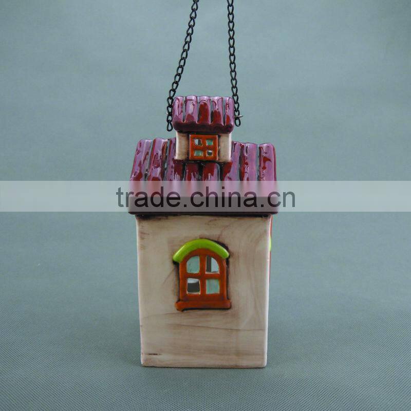 Outdoor Hanging Ceramic Garden Lantern