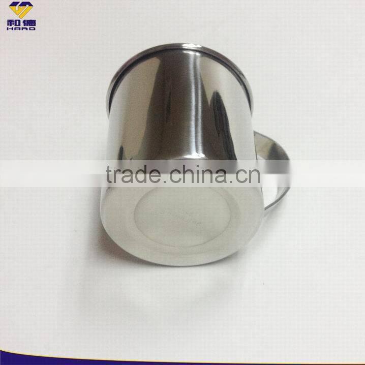 Customized Design 280 ml Single Wall Metal Tea Cup