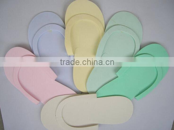 EVA foam professional factory supply disposable eva slippers for hotel
