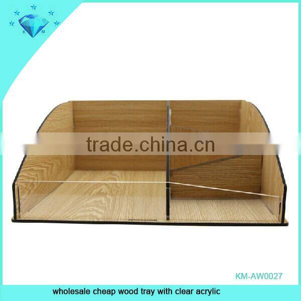 New design fashion wood box with acrylic drawer