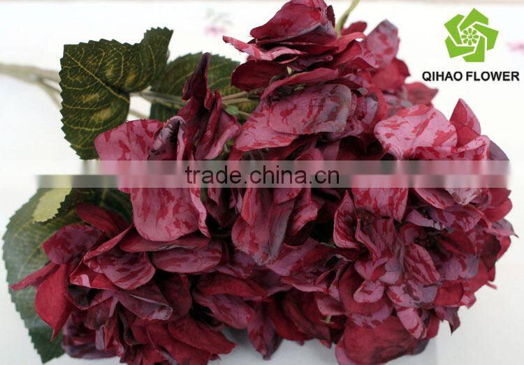 Autumnal hydrangea artificial hydrangea bouquet decorative landscaping hydrangea bouquet