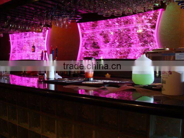 furniture wall showcase/bar wine showcase/ led bubble showcase