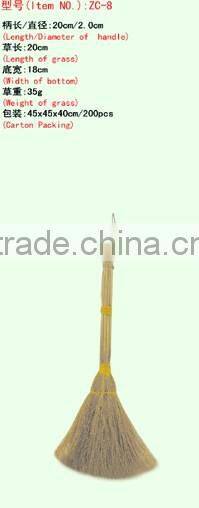 christmas party and holiday grass broom