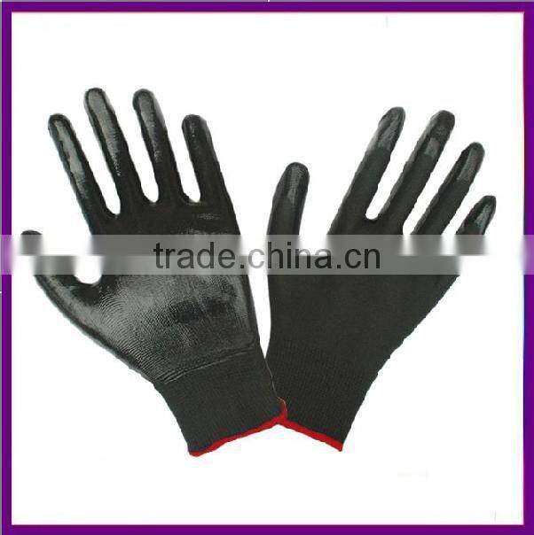 Black Work PU Nylon Gloves ZM782