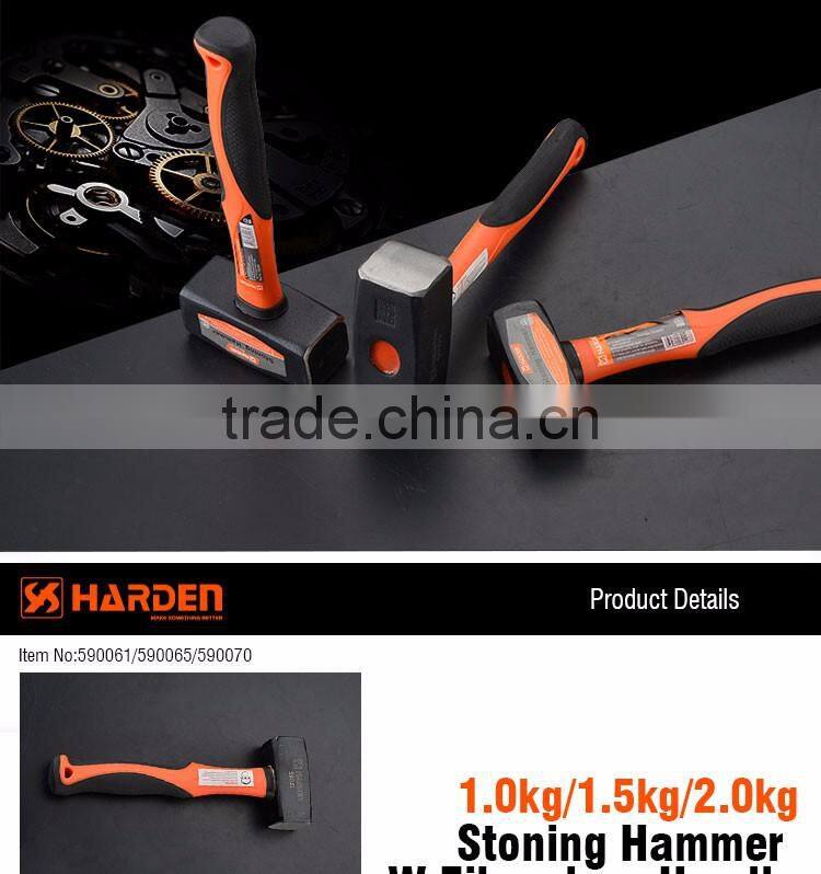 Professional 1000g Stoning Hammer W Fiberglass Handle