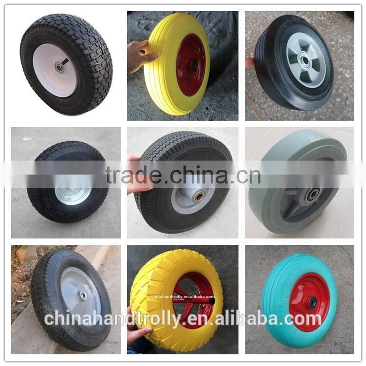 hand truck tool cart wheelbarrow rubber wheel metal rim