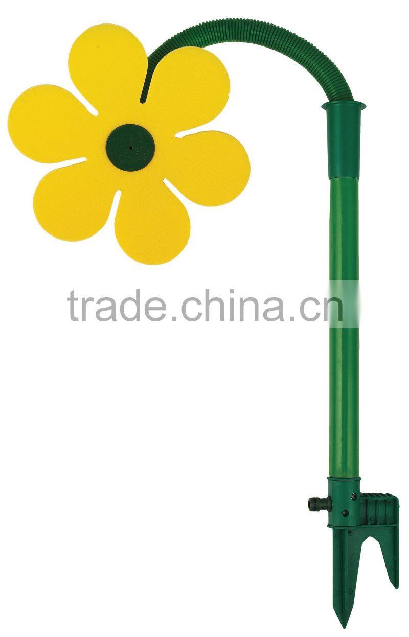 Dancing flower shape sprinkler for garden watering
