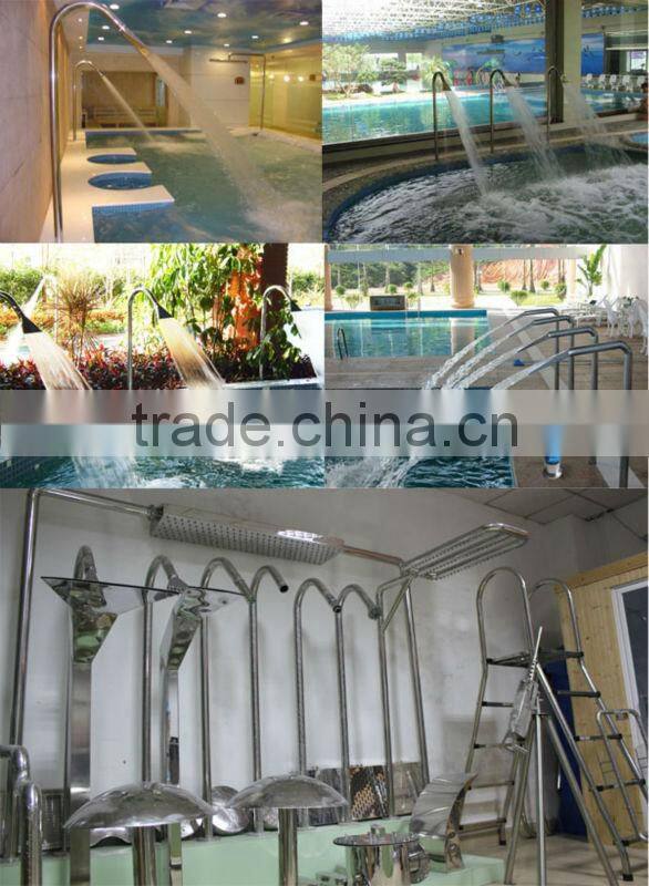 stainless steel swimming pool waterfall victoria