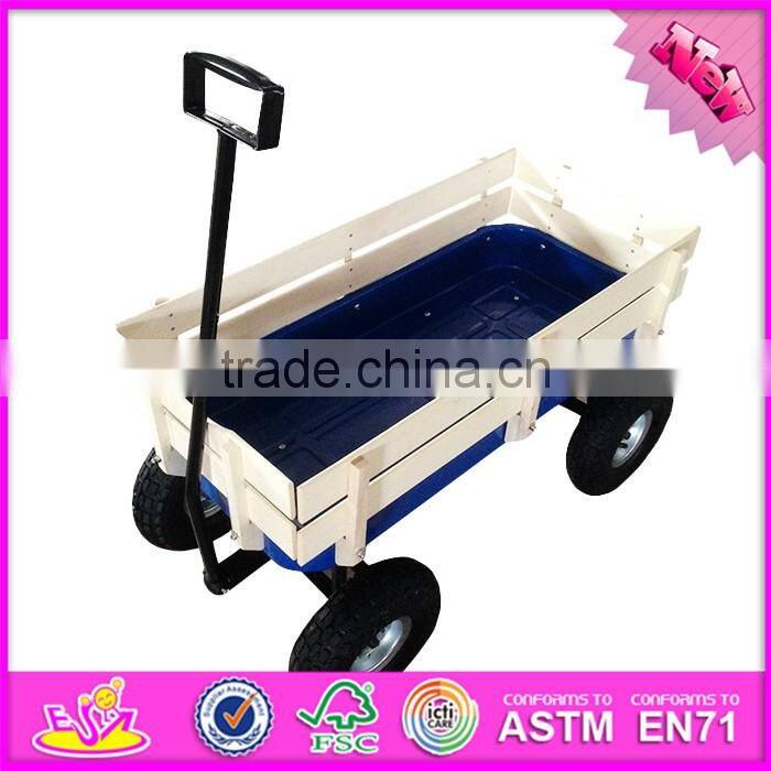 2016 new fashion baby wooden carriage W16A026