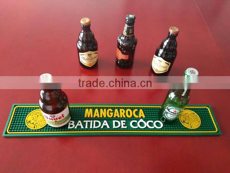 High quality new style lighted soft pvc beer bar mats