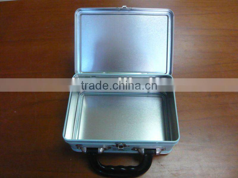 Kid's Mini Lunch Tin Box with Handle, Mini Lunch Box
