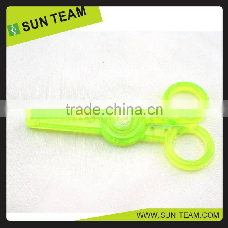 CS003 4-3/4" full plastic stationery children scissors student scissors