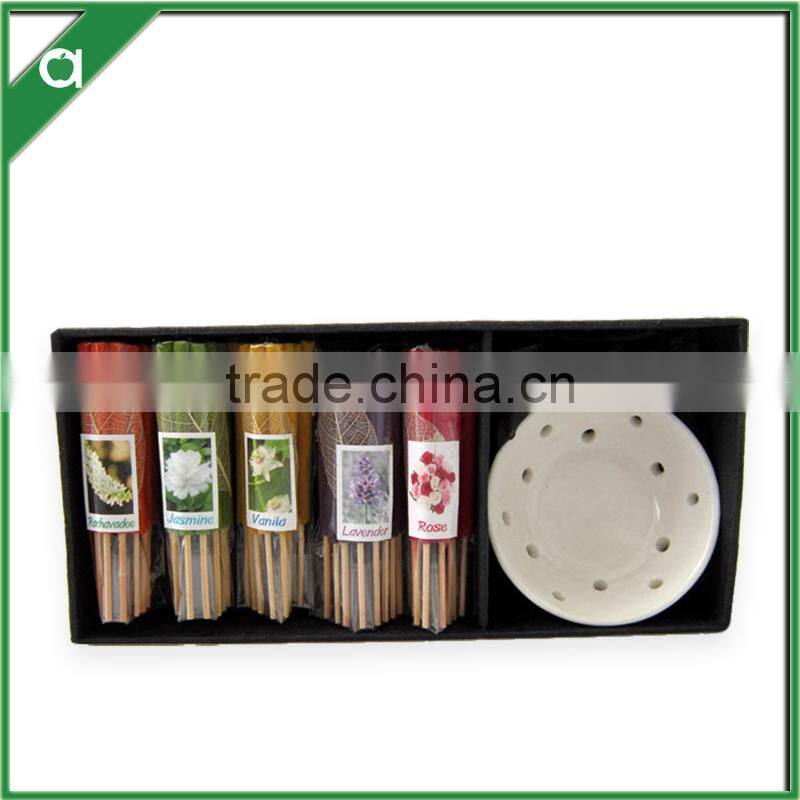 india cone incense/scented incense gift set/color incense sticks/cone incense decorative colored incense