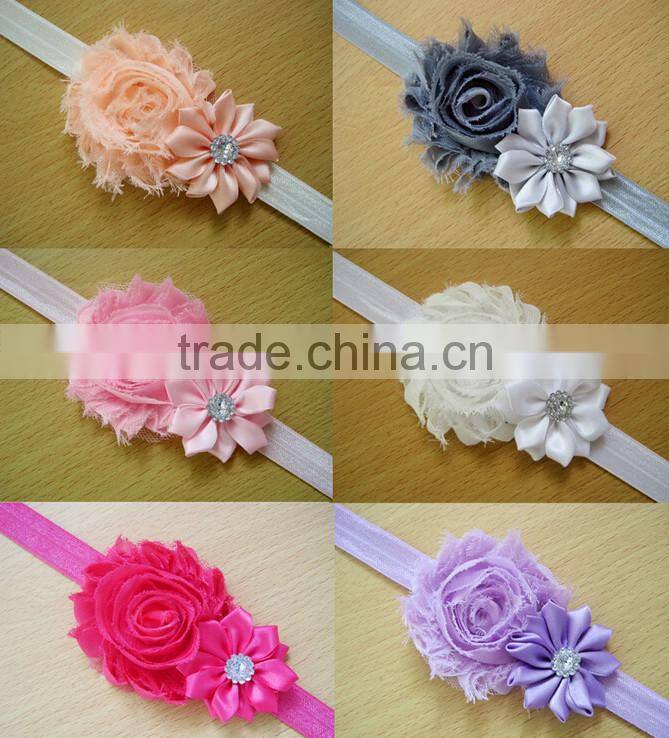 Kids Girls Baby Toddler Infant Flower Headband Hair Bow Band Accessories