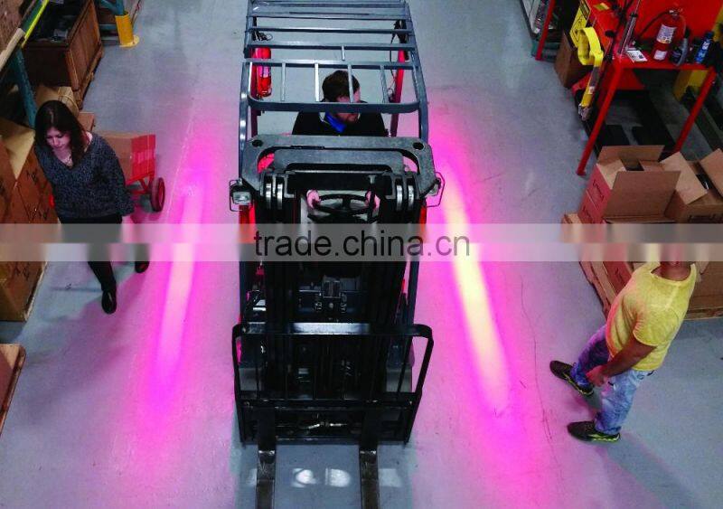 forklift side spotters danger warning pedestrian walker safety light