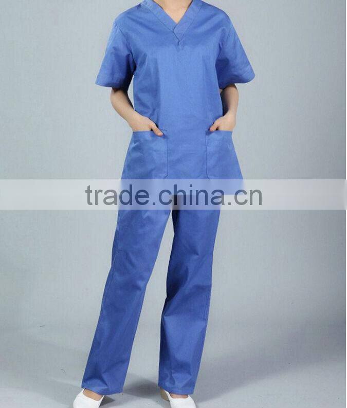 2015 nurse uniform scrubs OEM servise