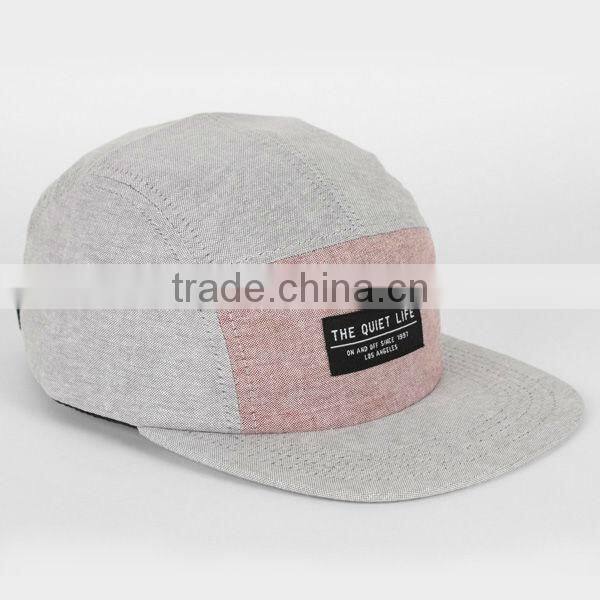 Wholesale formal 5 panel hat custom logo cheap canvas 5 panel hat