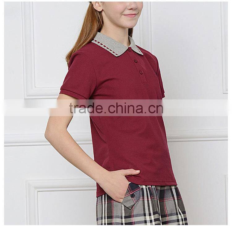 College student Summer girls British Academy Short Sleeve T-Shirt