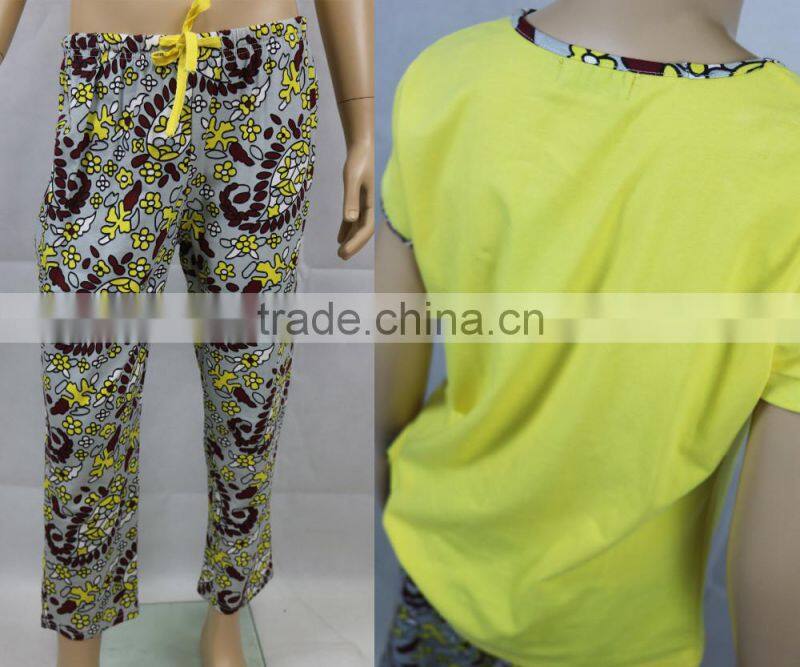 New arrival fashionable clothes suits pant+shirt kids pajamas