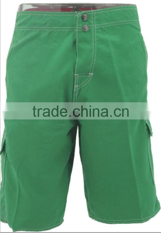 Multi-pocket board shorts men summer shorts