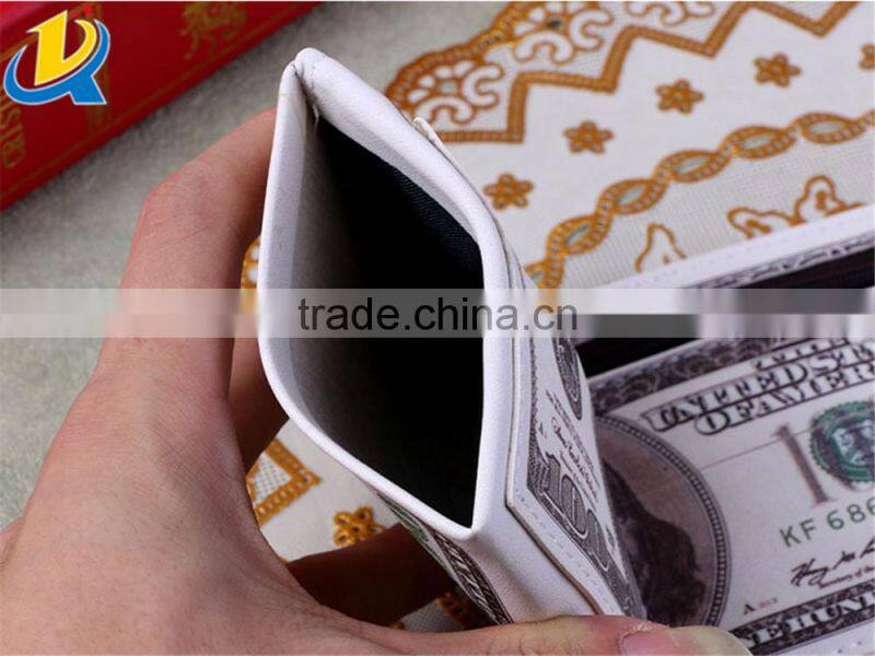 New design banknotes of various countries shaped wholesale wallet women