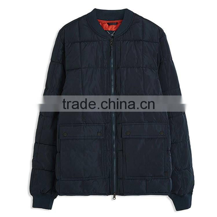 Wholesale Custom Winter Multi-Pocket Winter Life Men Quilting Padded Jacket
