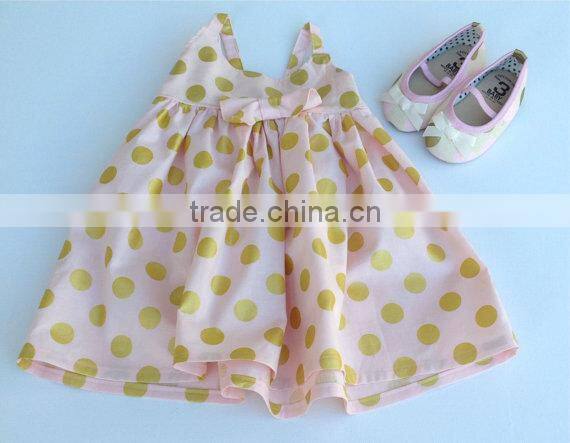 Wholesale Baby Clothing Polka Dot Pattern High Quality Cotton Baby Apron