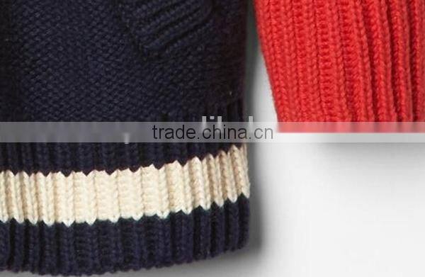 Varsity full zip sweater jacket for infant boys