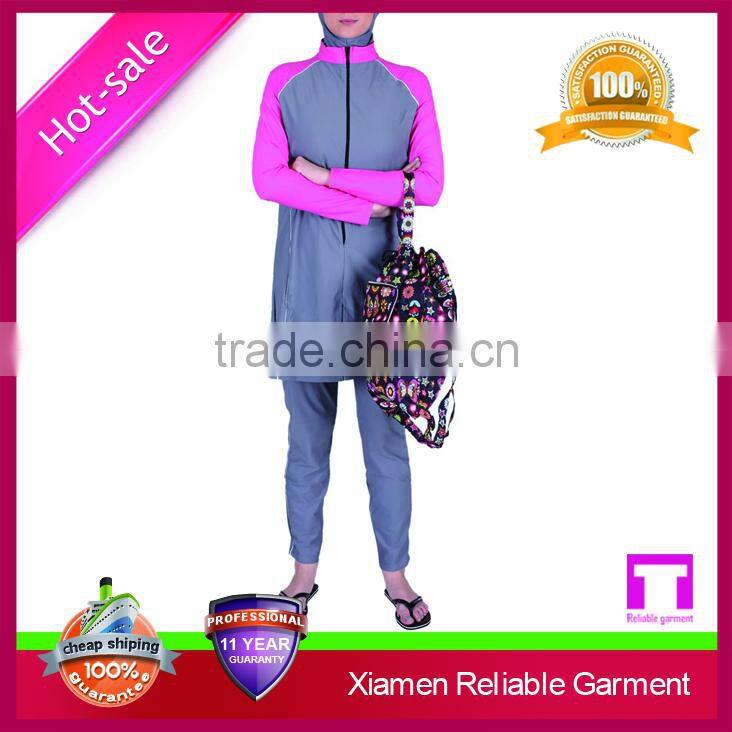 Wholesale spandex polyester muslim swimwear