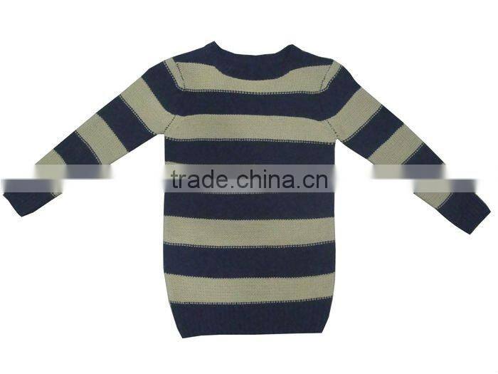striped jumper for men in 100% cotton
