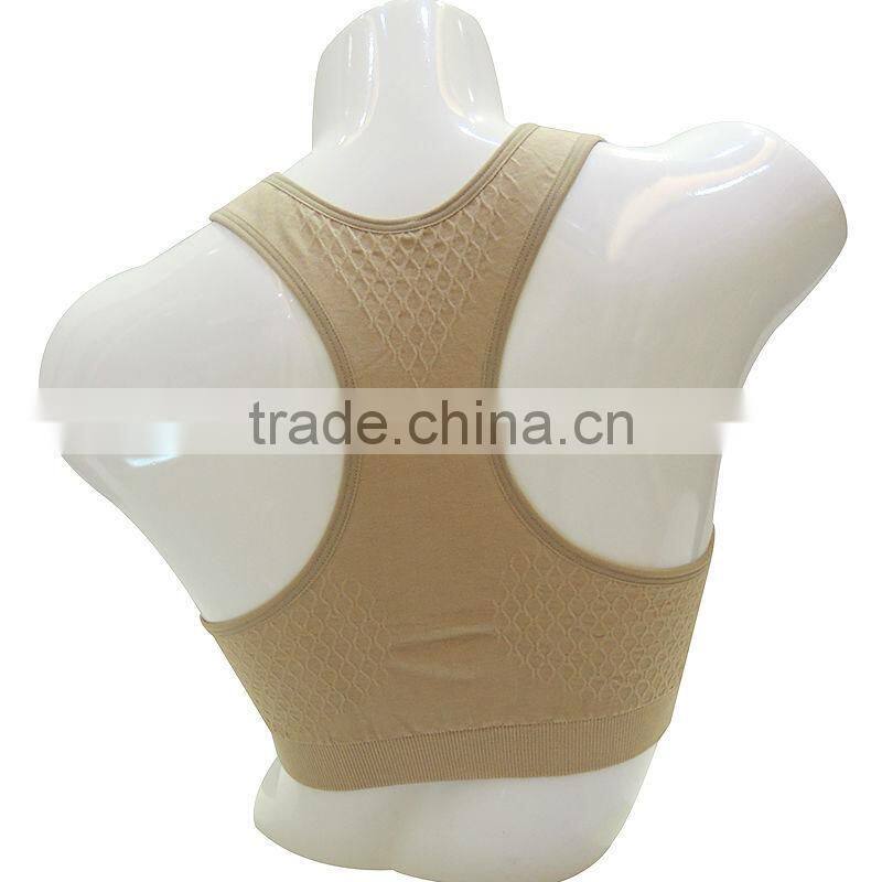 new style nice quality seamless woman underwear ladies cotton sport bra