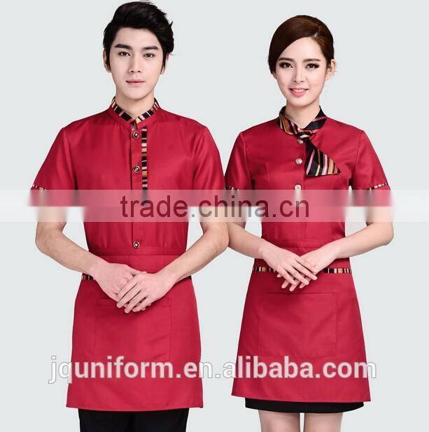 custom factory price 5 star restaurant staffs hotel uniforms ,receptionist uniforms for waitress
