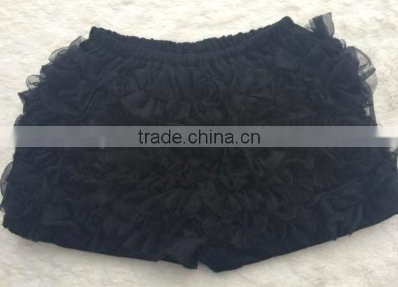 baby girl ruffled shorts chiffon ruffle short