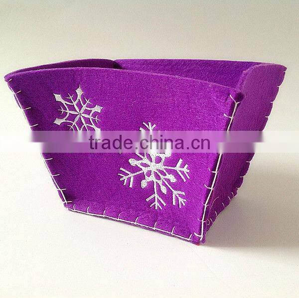factory sale 3mm felt material fabric storage box