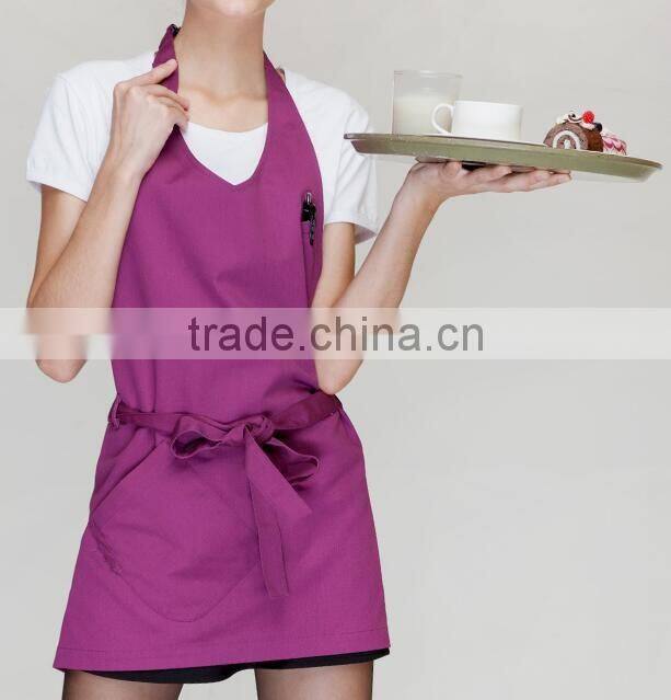 Blank cheap wholesale aprons with pocket garden apron